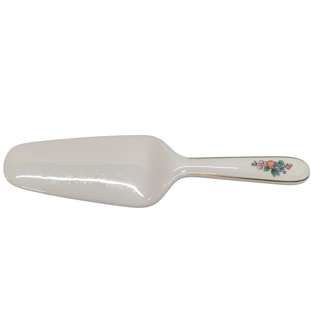 Vtg. Christopher Stuart Fruit Basket Pattern Bone China Pastry & Cake Server